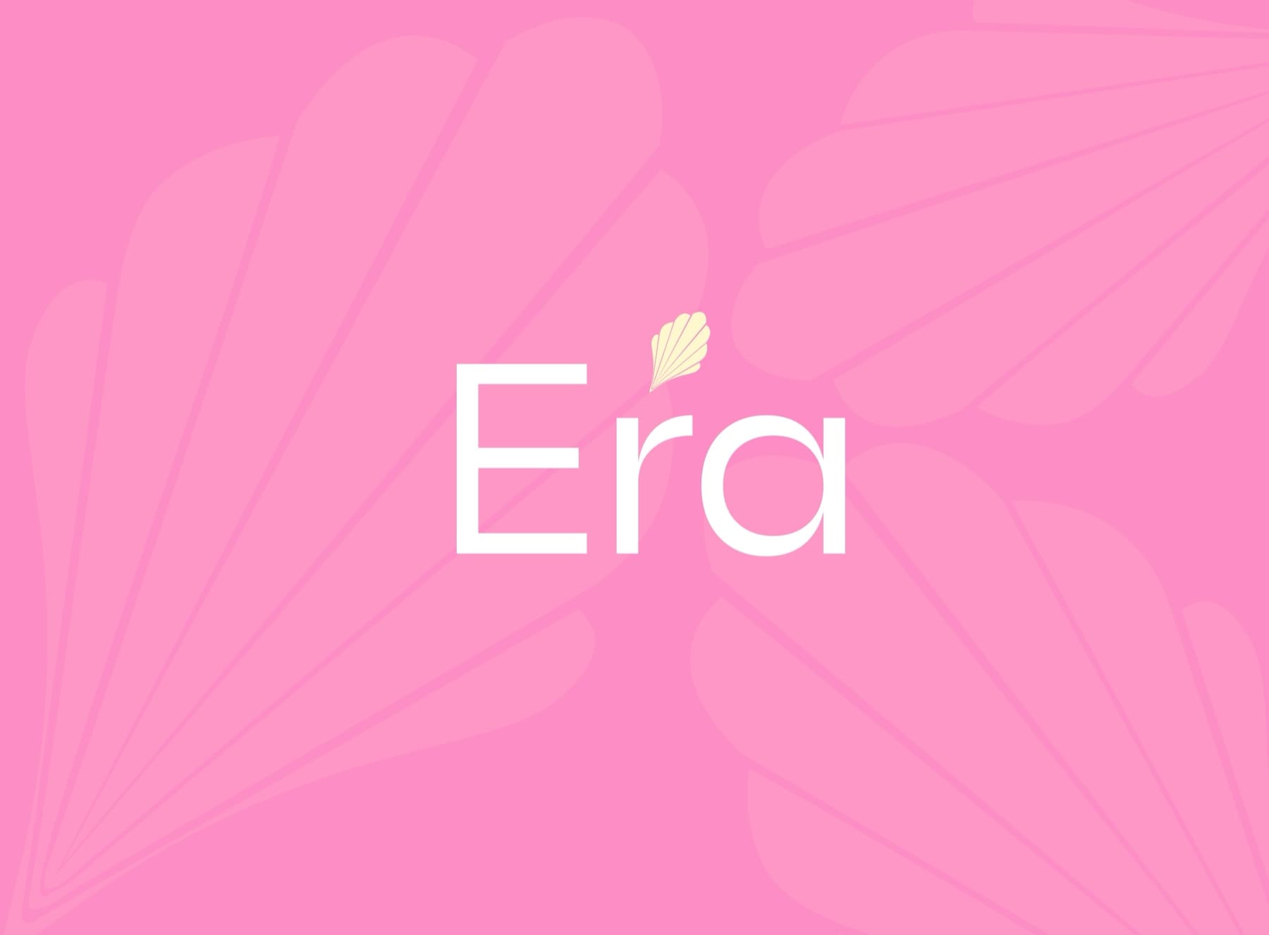 Logo on pink